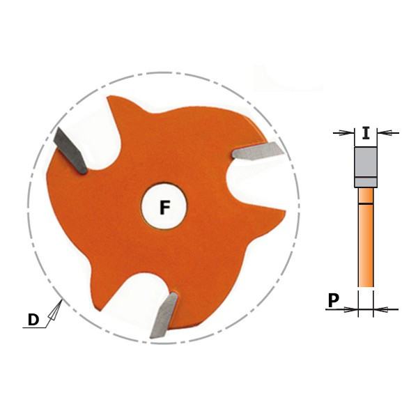 Freza uluc 2,5mm 822.325.11 CMT imagine 2022 magazindescule.ro