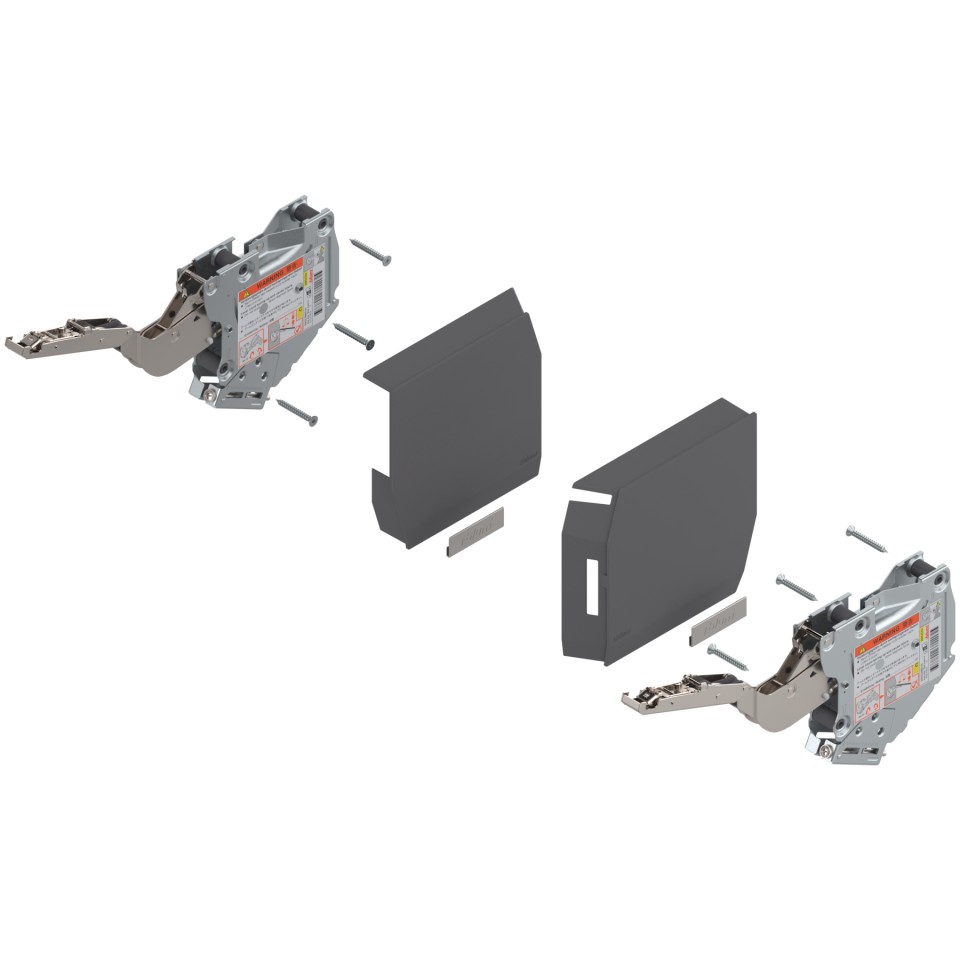 Mecanism ridicare AVENTOS HK-S, factor putere 400-1000, simetric, gri-inchis/inox