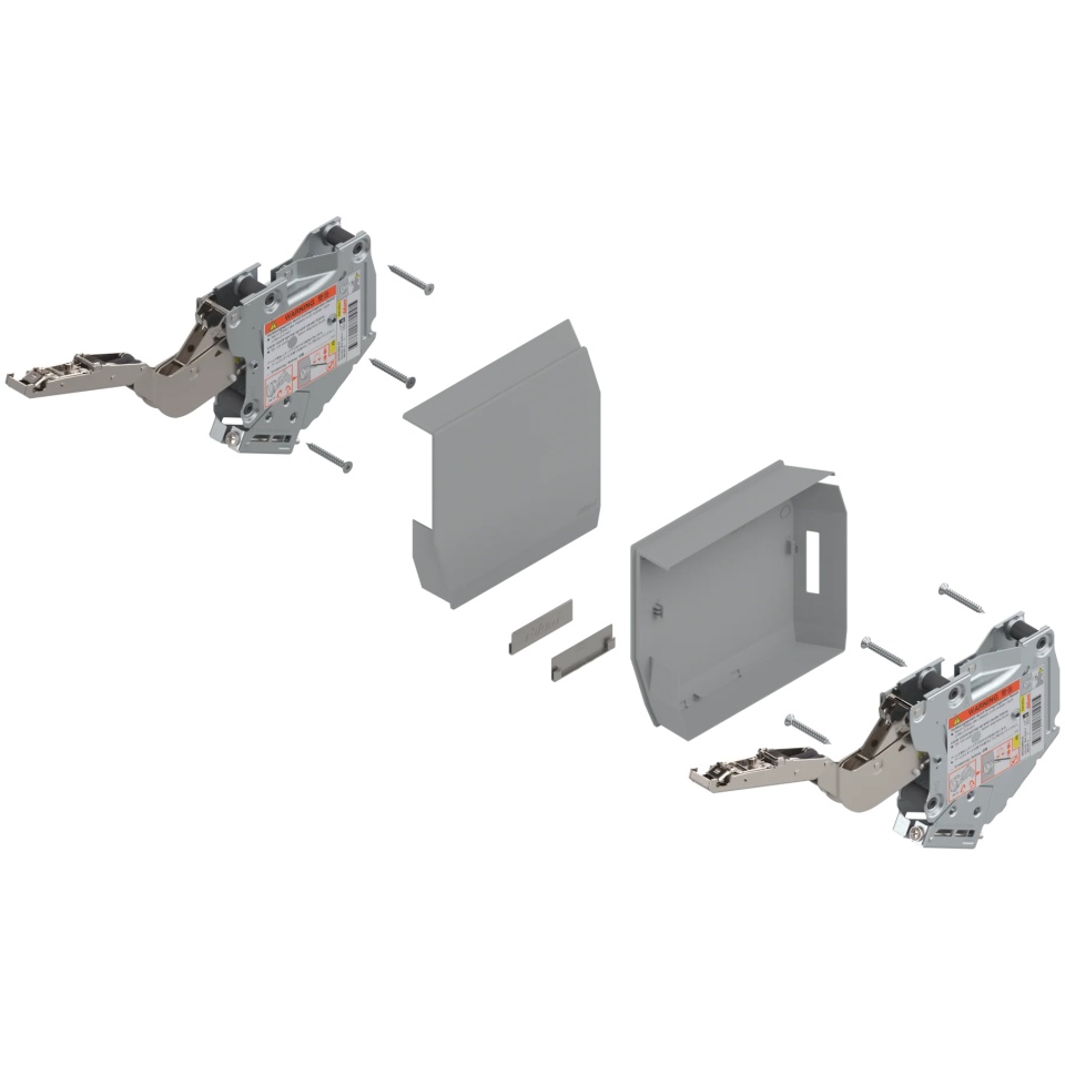 Mecanism ridicare AVENTOS HK-S, factor putere 960-2215, simetric, gri-deschis/inox-g