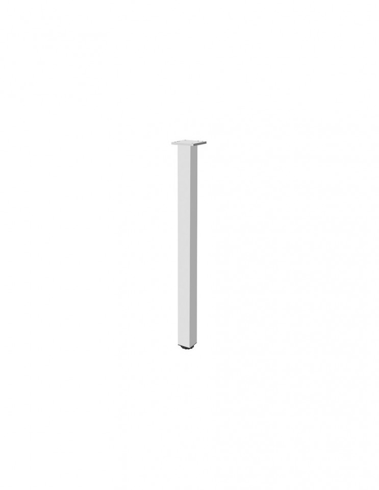 Picior masa patrat H= 710/60x60mm, aluminiu