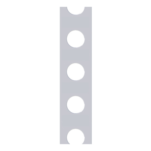 Banda perforata in role - 12x0,7 mm ZA -10m/rola