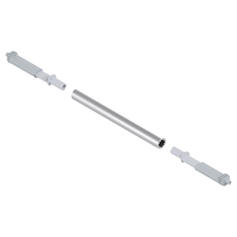 Bara sincronizare TIP-ON pt Tandem/Movento/ opritor polita, KB=1089mm + 2 pinioane incluse