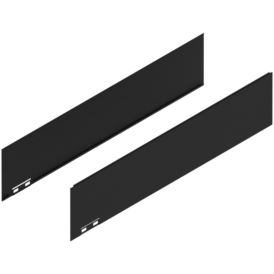 Element decorativ dr+stg LEGRABOX K (128.5 mm) L=550mm negru carbon cu aspect carbon