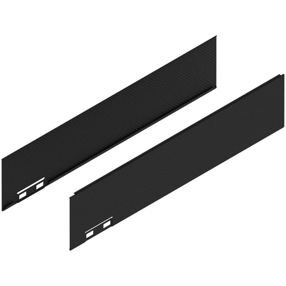 Element decorativ dr+stg LEGRABOX M (90.5 mm) L=400mm negru carbon cu aspect carbon