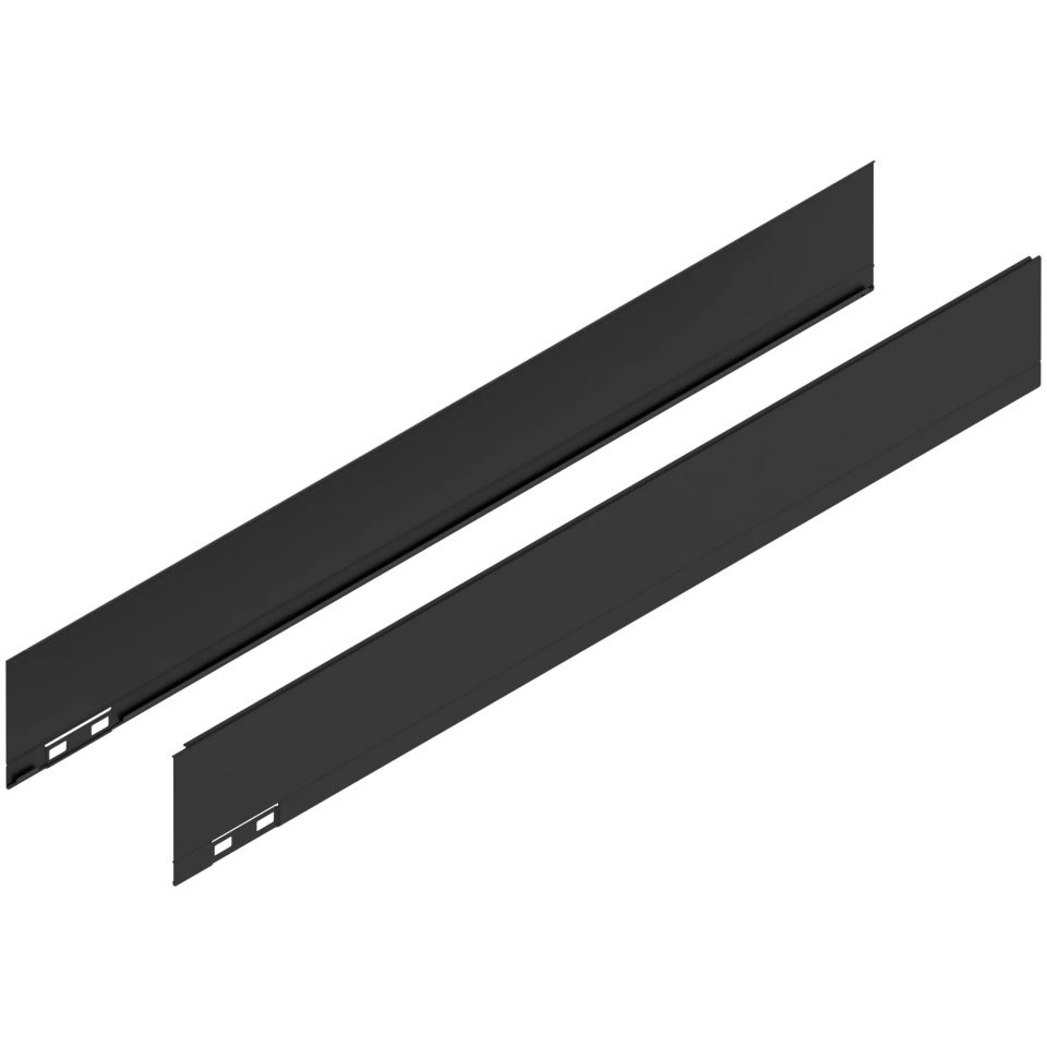 Element decorativ dr+stg LEGRABOX M (90.5 mm) L=650mm negru-carbon mat