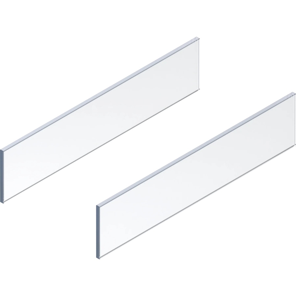 Element insertie lateral MERIVOBOX, inaltime E 95 mm, lungime 500 mm, sticla, set 2 buc