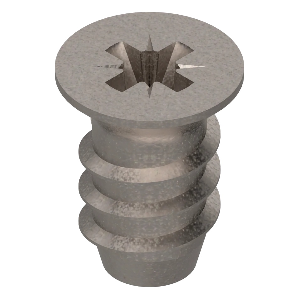 Eurosurub cap inecat D6x10mm Nichelat