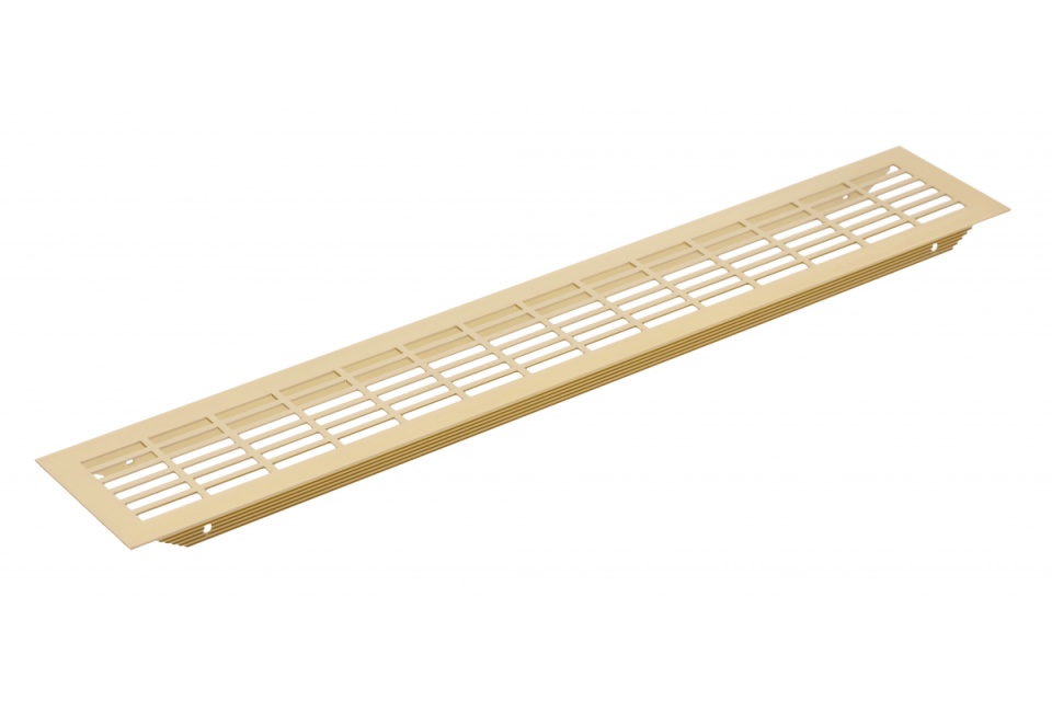 Grila aerisire aluminiu 480x 80mm - auriu