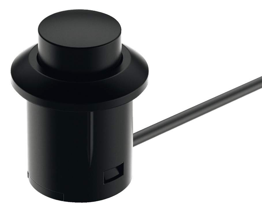 Intrerupator led eco on/off, negru, D12mm, cu cablu 2ml