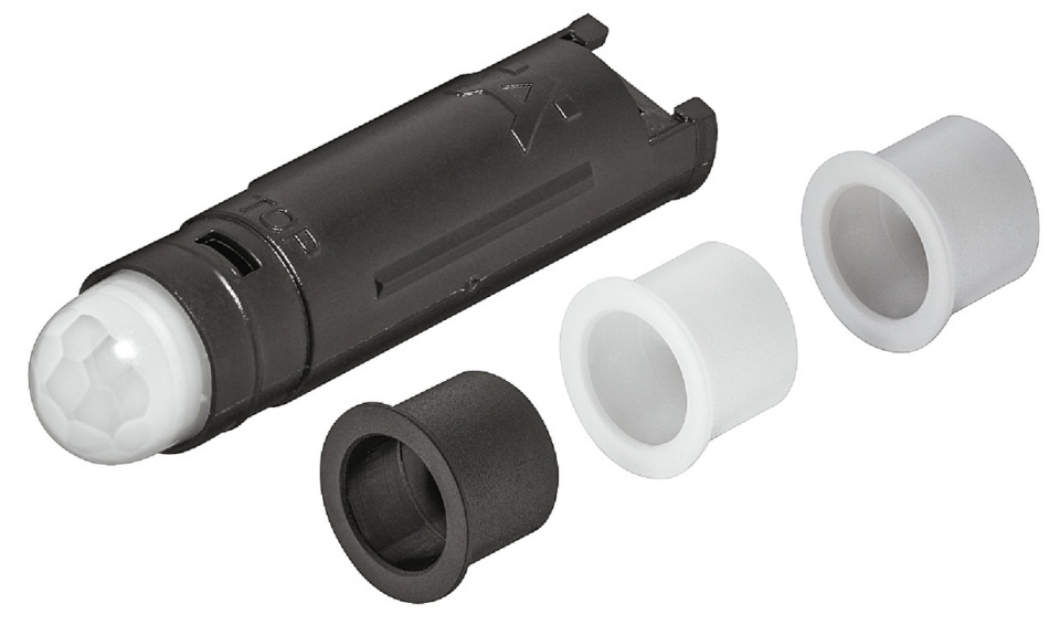 Intrerupator LOOX cu senzor de miscare, programare timp 30 / 60 / 120 secunde, (inel alb, negru, gri )