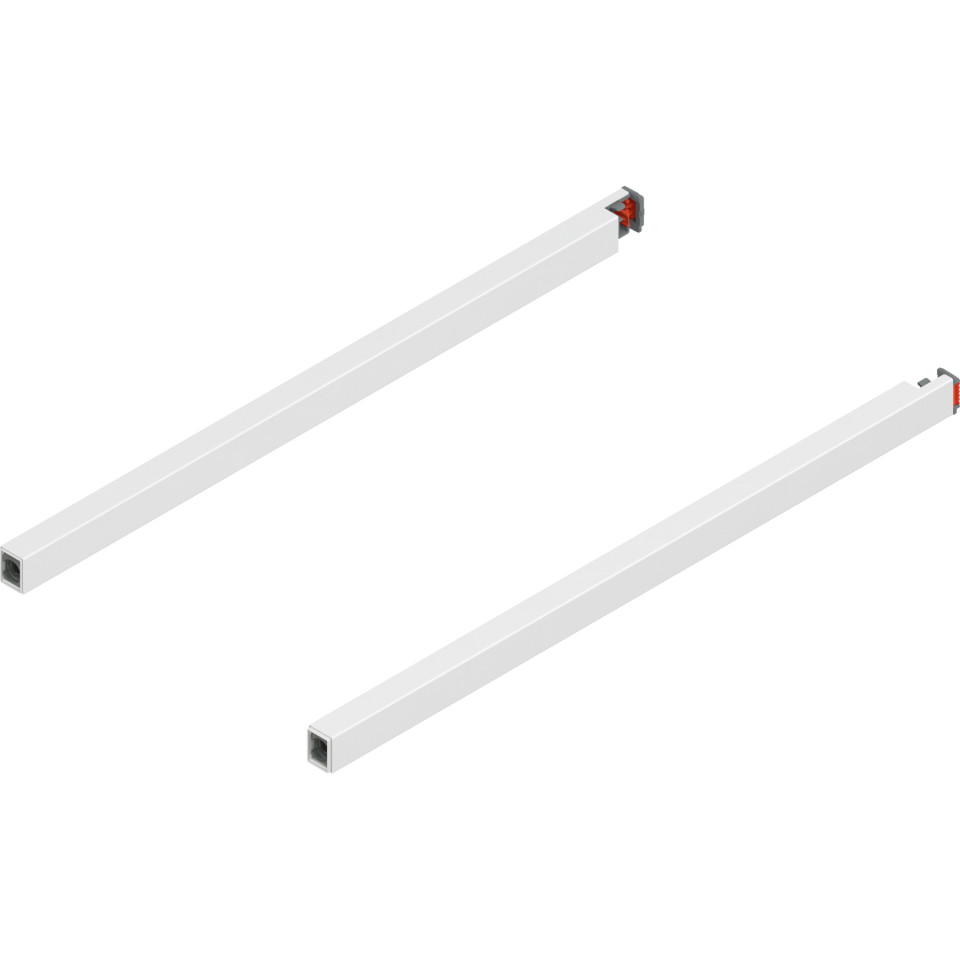Lonjeron sertar MERIVOBOX 400mm, dr+stg, alb-matase