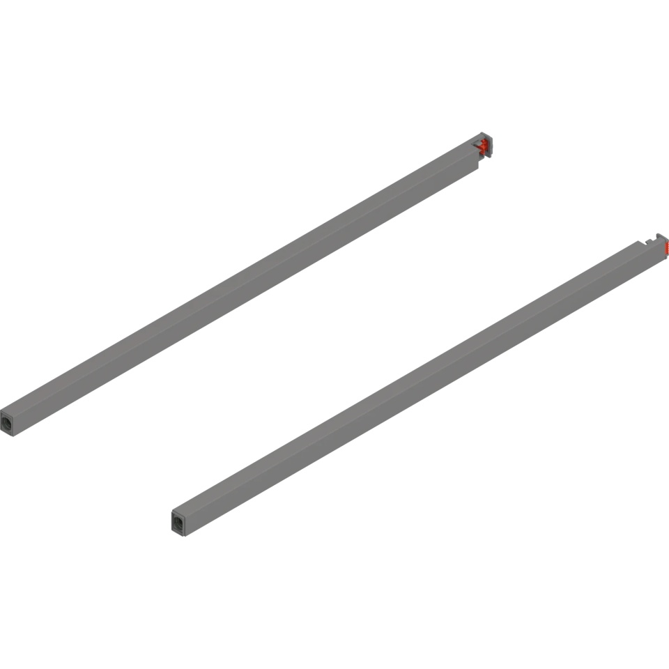 Lonjeron sertar MERIVOBOX 550mm, dr+stg, gri indiu mat