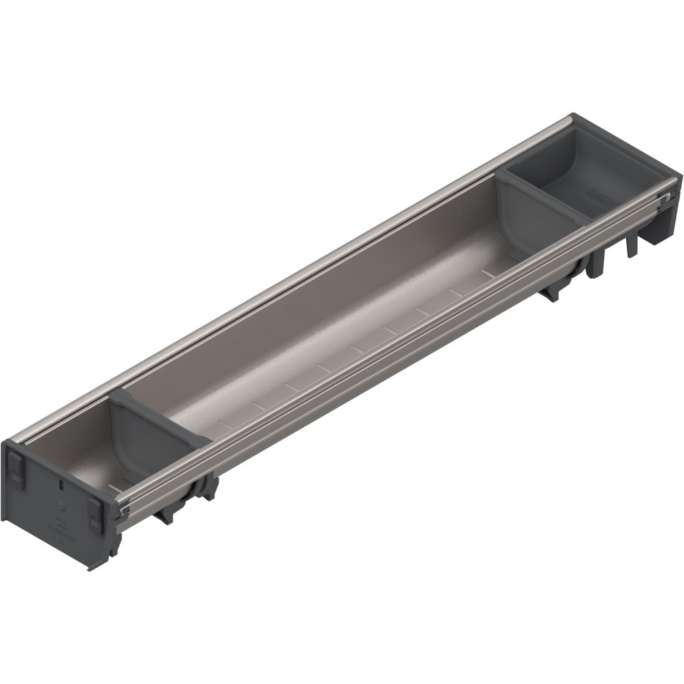 ORGA-LINE pt tandembox 550mm,latime 103mm,otel inox periat/gri inchis