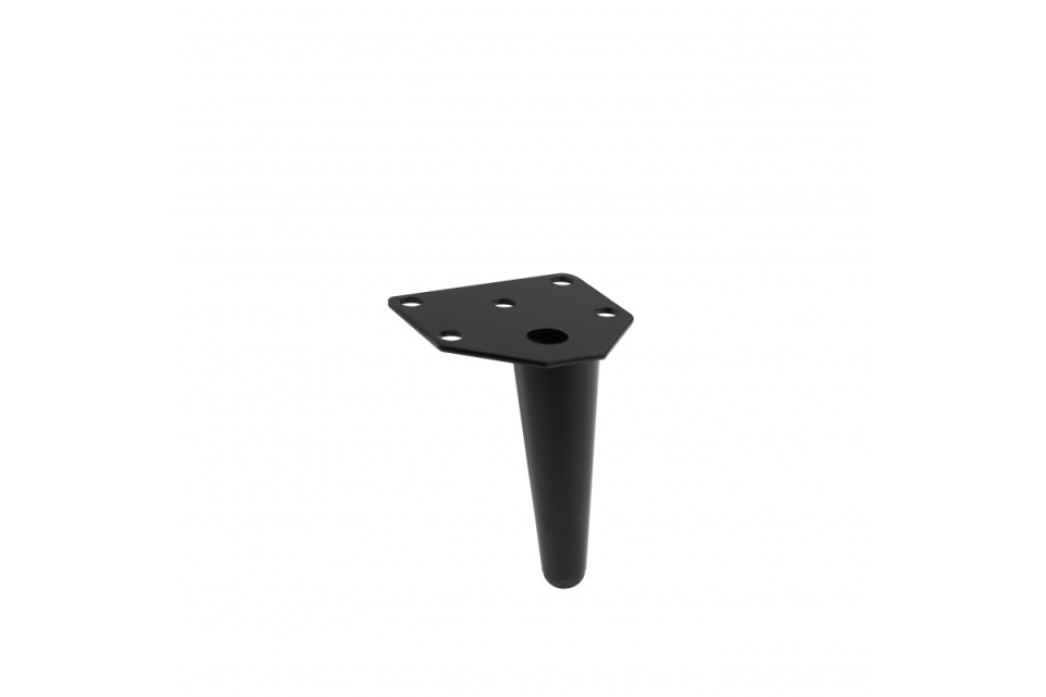 Picior ANCHOR 100mm, otel, negru mat
