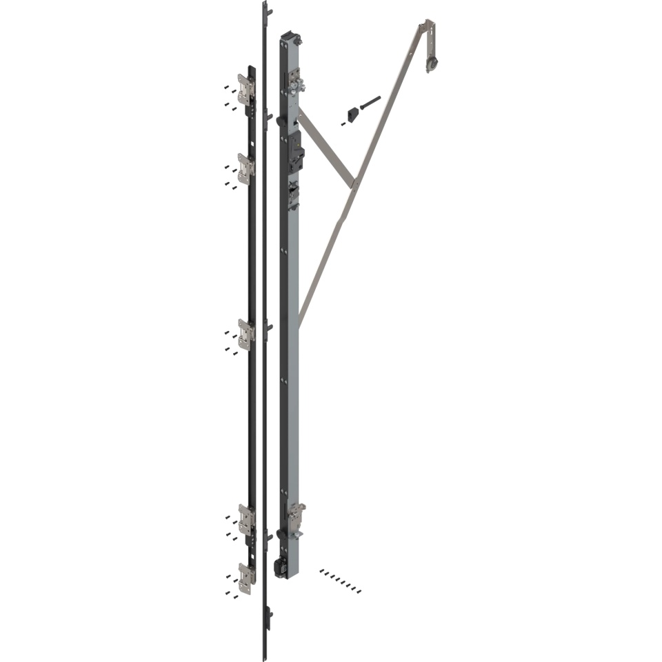REVEGO uno - Suport balama (set) cu TIP-ON, pentru inaltime pocket 1807-1956 mm, Stanga, zincat