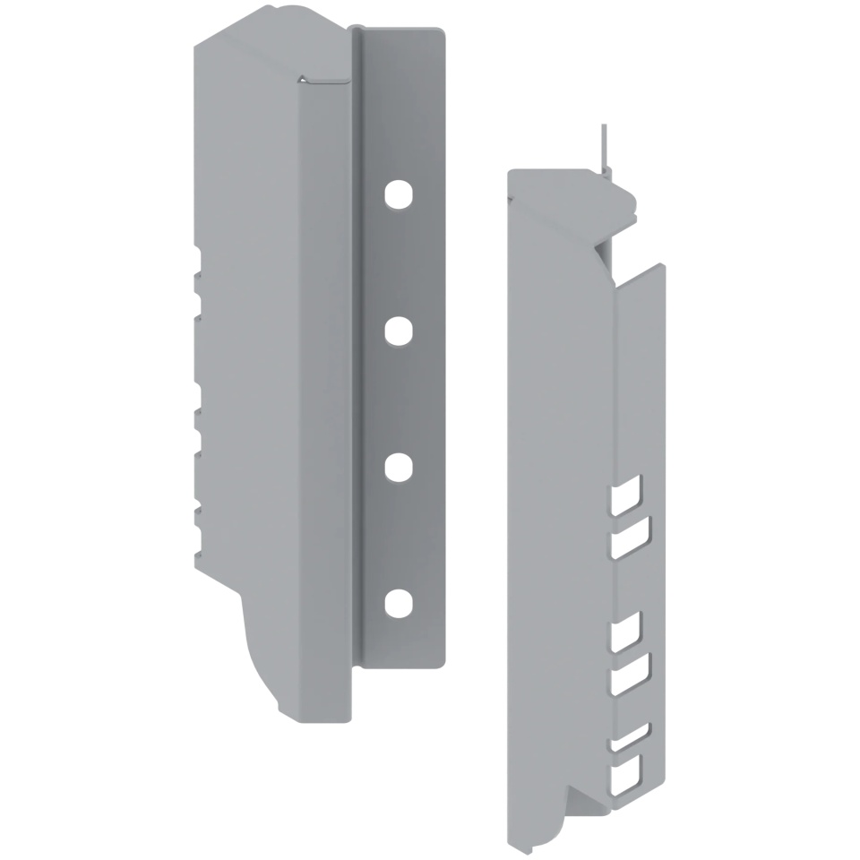 Suport spate sertar, dr+stg pt SPACE CORNER C(192mm), gri aluminiu R9006