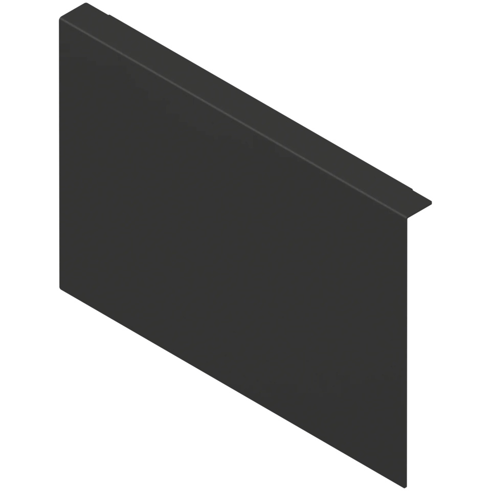 AMBIA-LINE Adaptor perete posterior din lemn, LEGRABOX/MERIVOBOX Extragere cu front inalt inaltime C, Otel, negru-carbon mat