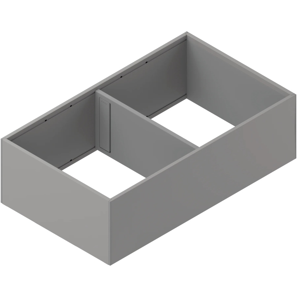 AMBIA-LINE Rama, pt MERIVOBOX Extragere cu front inalt, Otel, de la NL=400 mm, Latime=218 mm, gri indiu mat