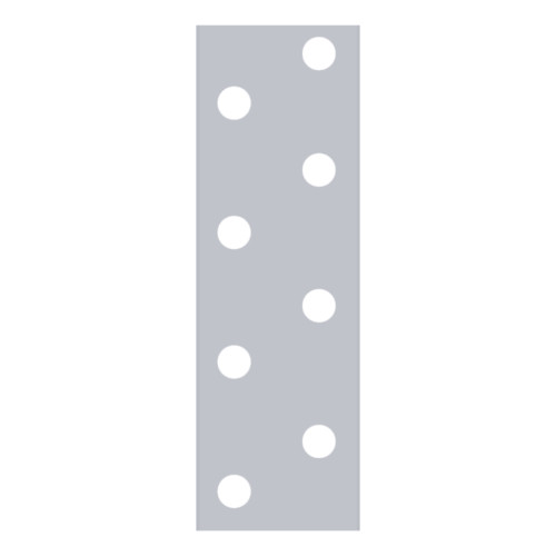 Banda perforata in role - 25x1,5 mm ZA -10m/rola