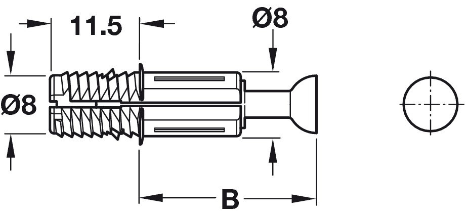 Poze Bolt C100 MINIFIX exp.34/d8mm/11.5