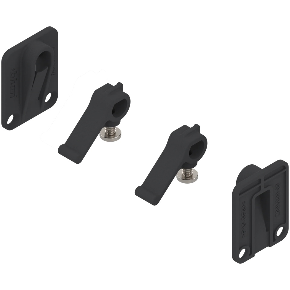 CABLOXX Sincronizare, set (Inserţii stânga/dreapta, 2 manete), negru
