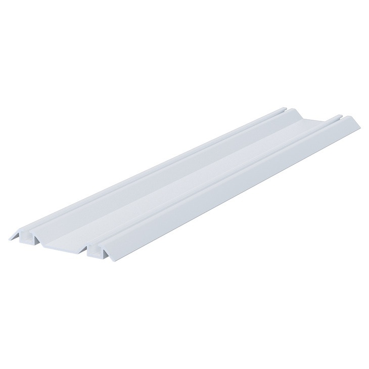 Cale rulare aluminiu ADOOR, dubla, 2 ml, inferioara - Alb mat RAL9016