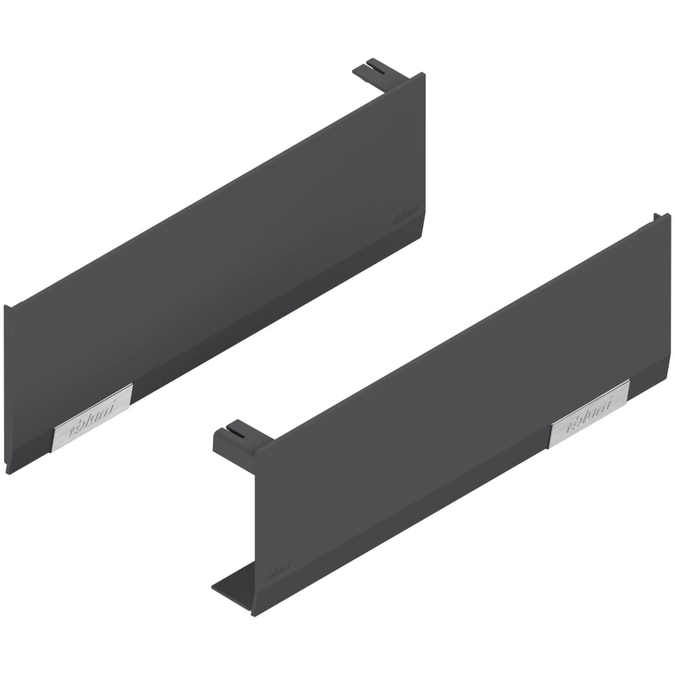 Capac AVENTOS HF/HS/HL top, dreapta+stanga, gri inchis /inox 22.8000