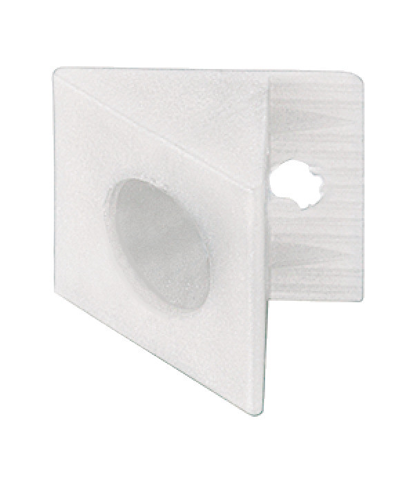 Coltar plastic pt PFL, fara surub, alb