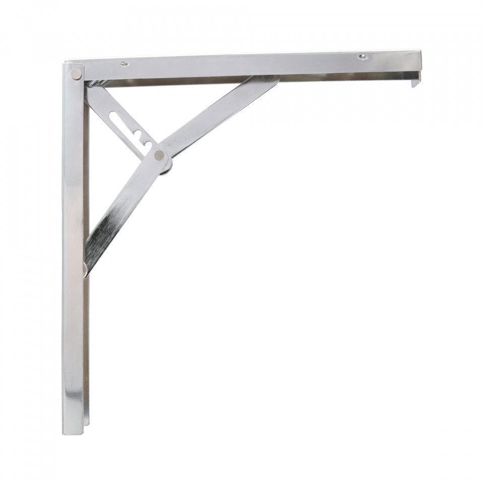 Consola rabatabila 300x300 - crom