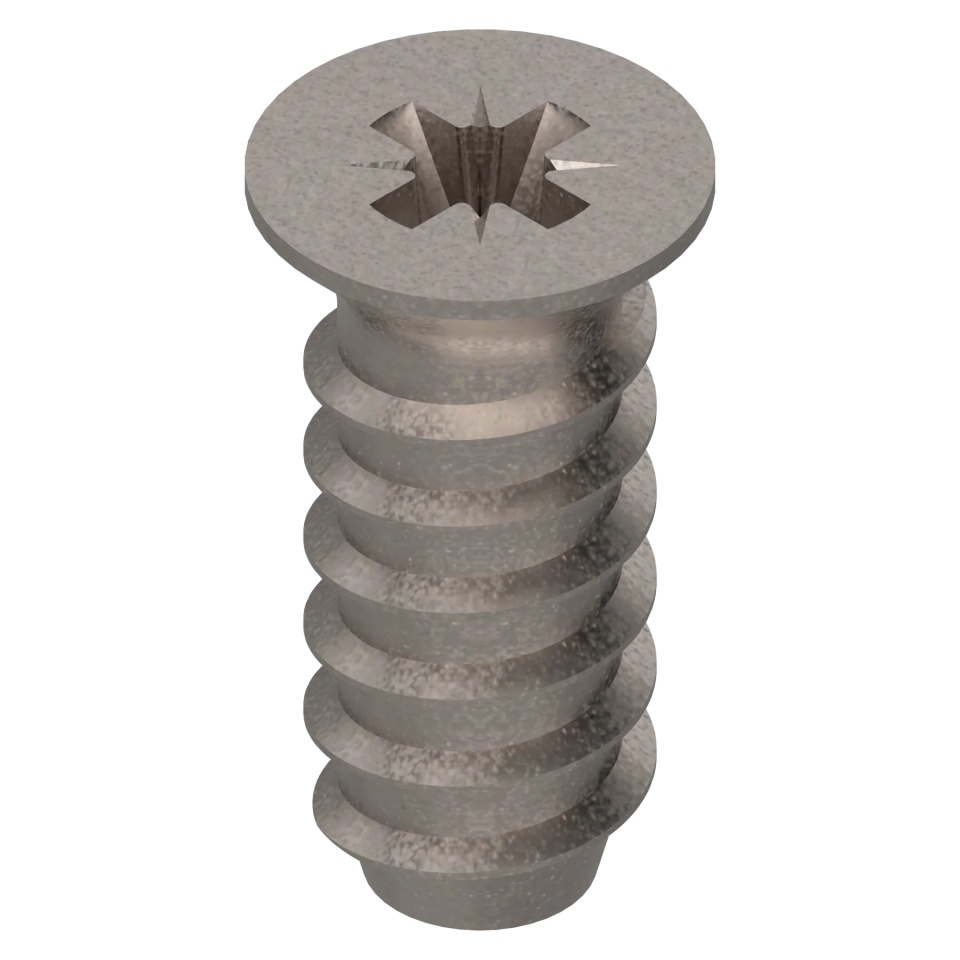 Eurosurub cap inecat D6x14,5mm Nichelat