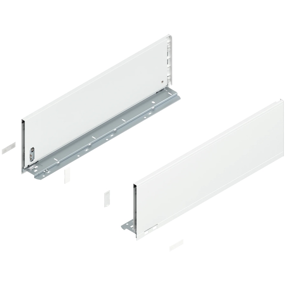 Laterala sertar LEGRABOX C 177 mm, NL=550 mm, dr+stg, pure, alb-matase mat