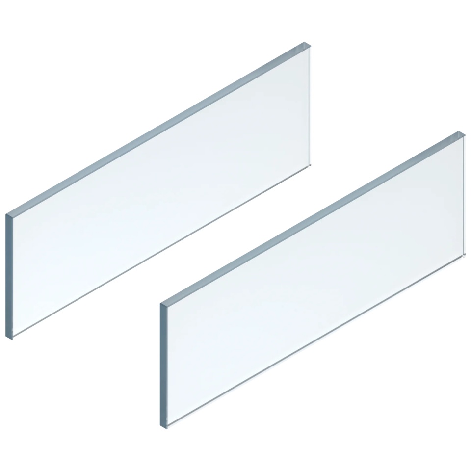 LEGRABOX Element insertie lateral inaltime C (177mm), L=500mm, sticla, 2buc / set
