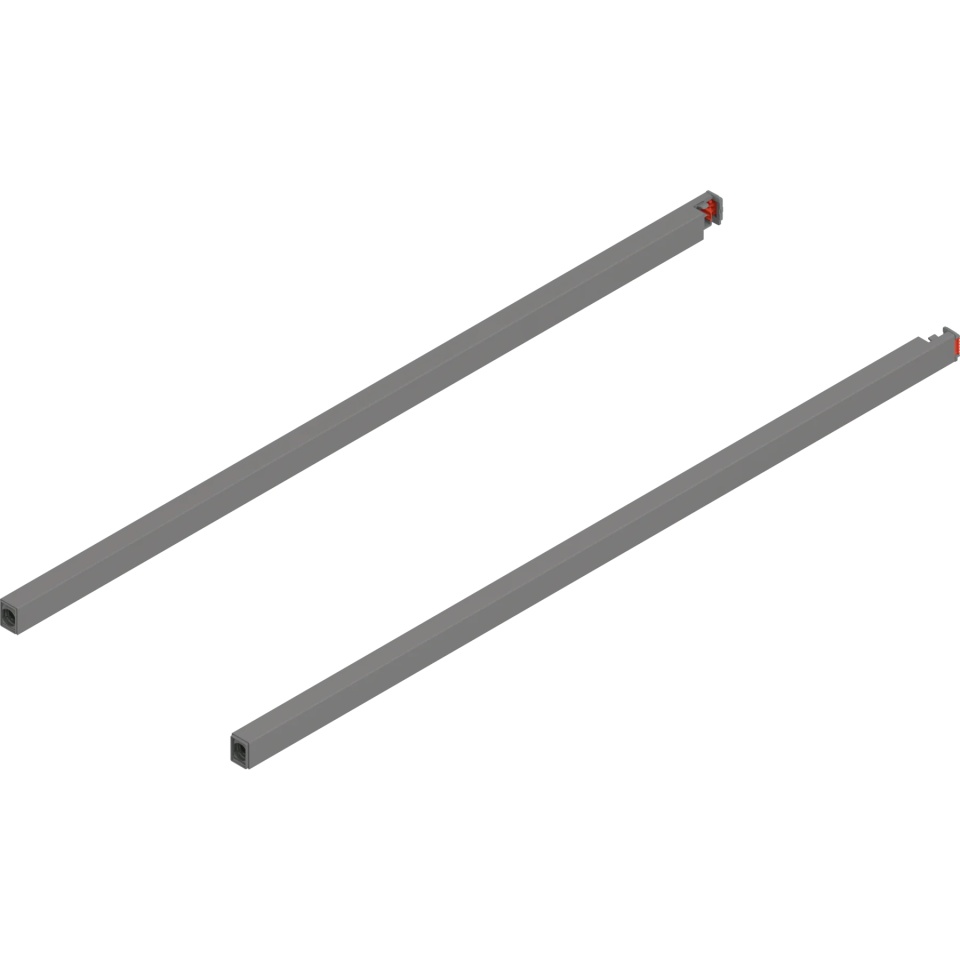 Lonjeron sertar MERIVOBOX 600mm, dr+stg, gri indiu mat