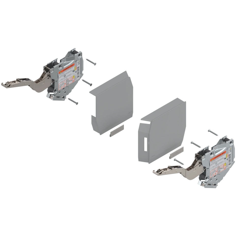 Mecanism ridicare AVENTOS HK-S, factor putere 400-1000, simetric, gri-deschis/inox-g