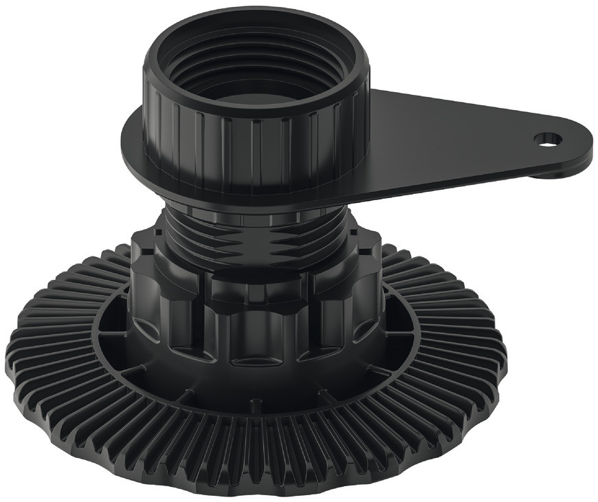Picior AXILO 78, plastic negru 35-48mm, max 250kg/ bucata, soclu cu fixare prin presare/surub