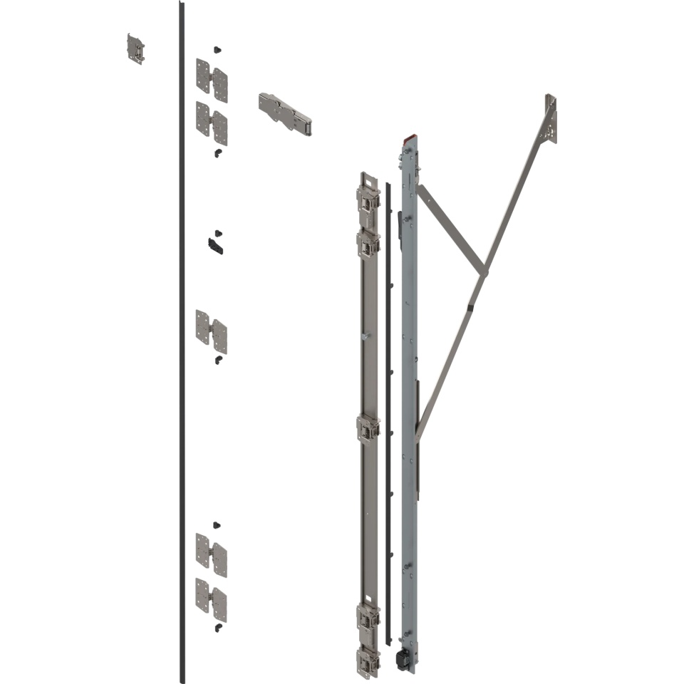 REVEGO duo - Suport balama set, cu TIP-ON, pentru Inaltime pocket 2107-2256 mm, dreapta