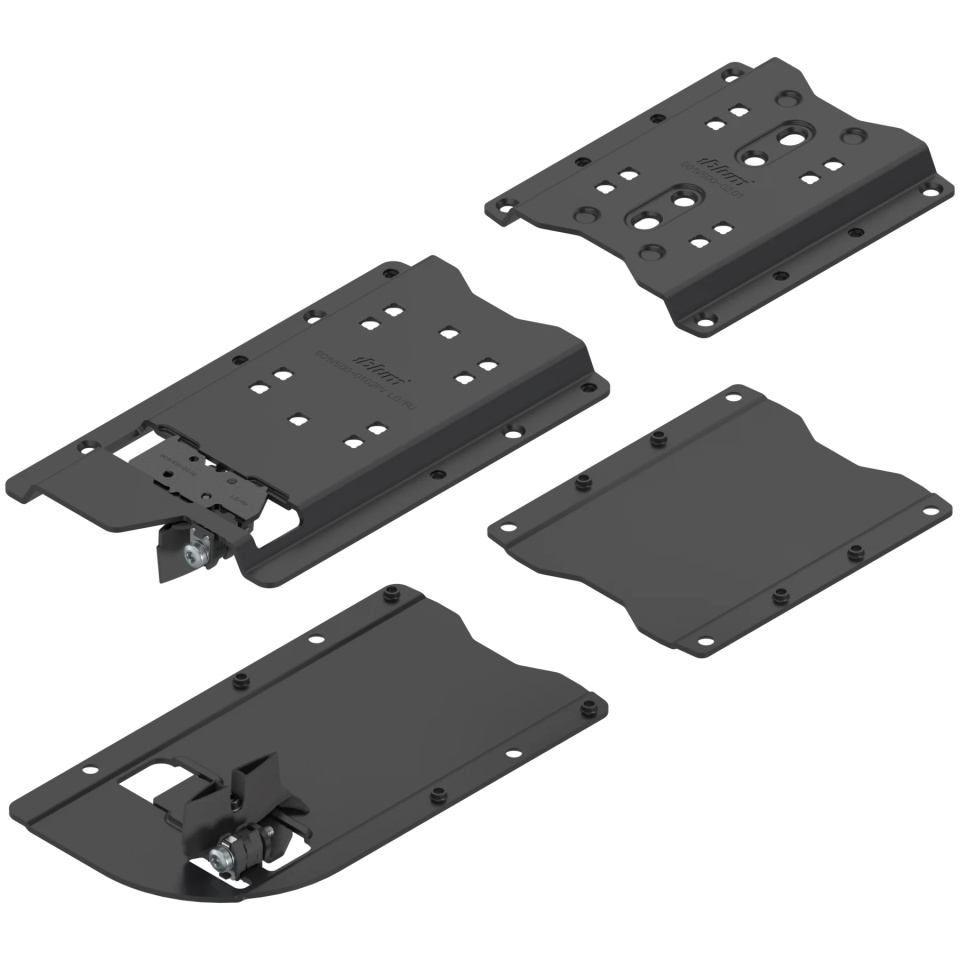 REVEGO uno - Conector tip pocket (set), pentru dulap montat pe blat, Stanga, negru