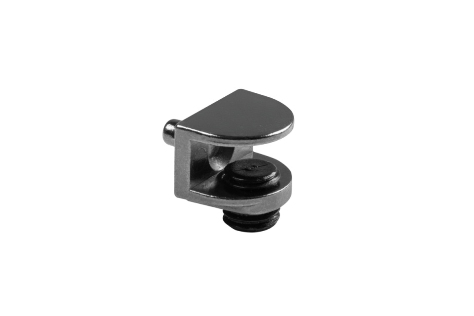 Suport polita sticla, 4-8mm, cu stift, negru