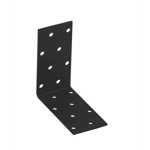 Vinclu placa perforata 80x80x40x2,0mm - negru