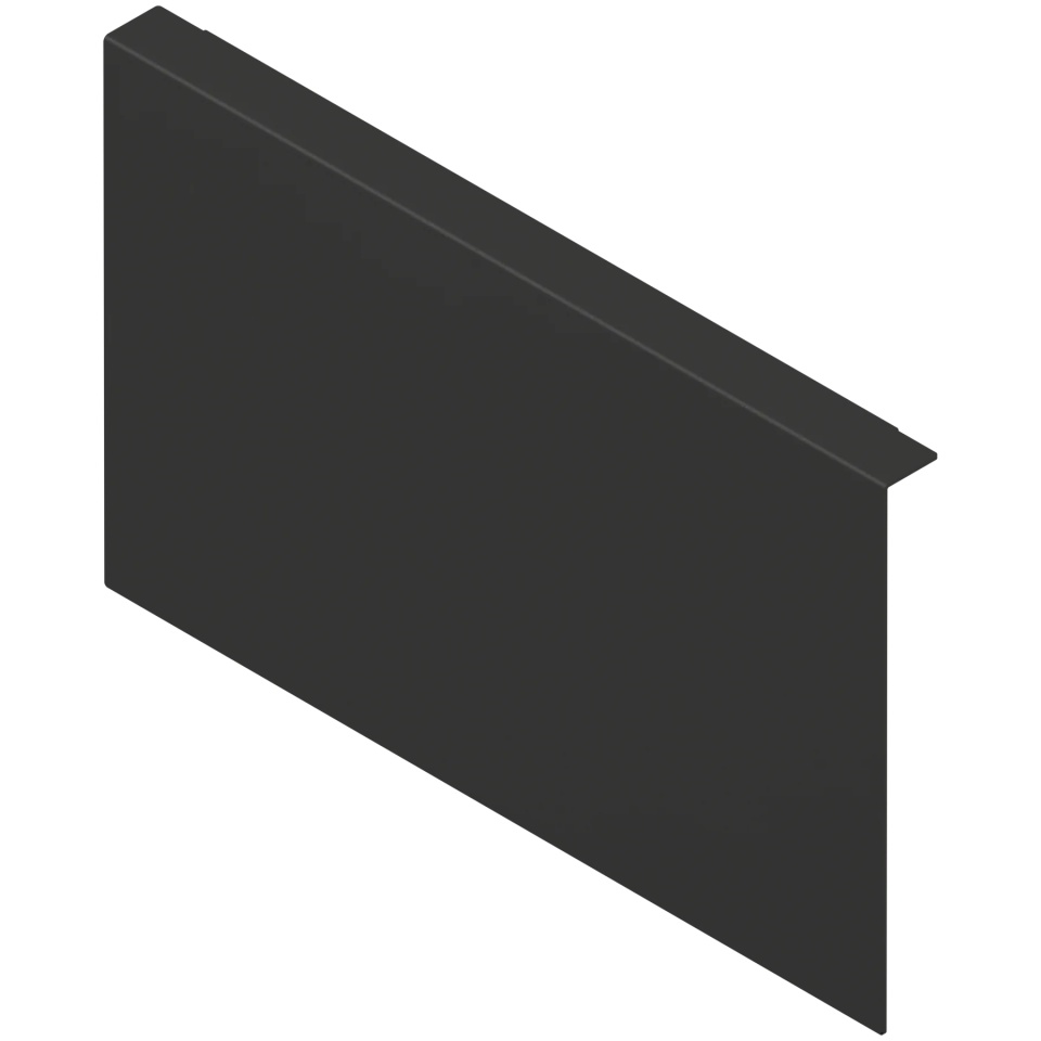 AMBIA-LINE Adaptor perete posterior din lemn, LEGRABOX/MERIVOBOX Extragere cu front inalt inaltime C, Otel, negru-carbon mat