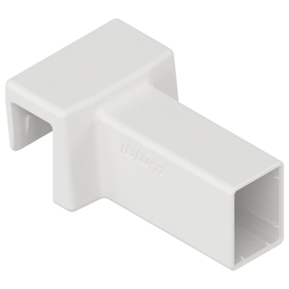 AMBIA-LINE Suport de traversa din sticla, pt LEGRABOX free, alb-matase mat