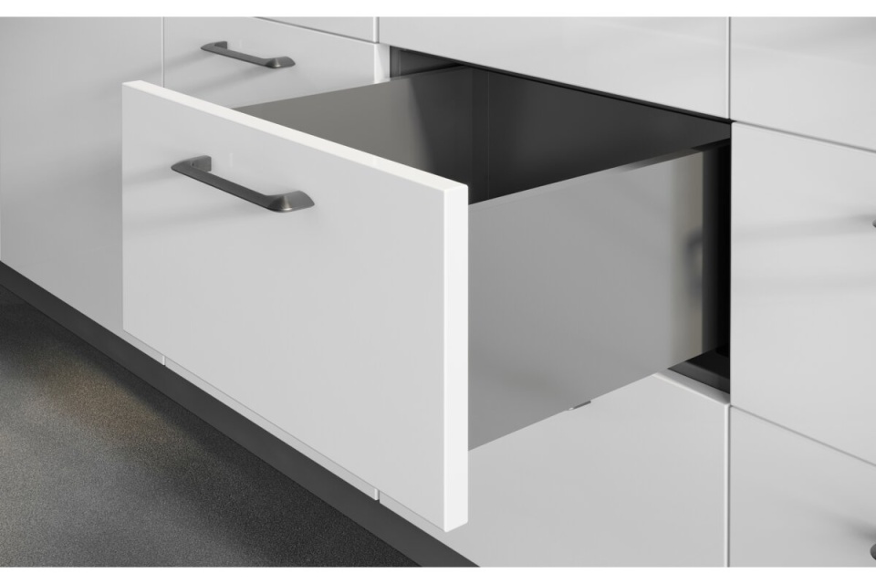 AXISPRO: Sertar cu amortizare 40kg, H167, L500mm - alb