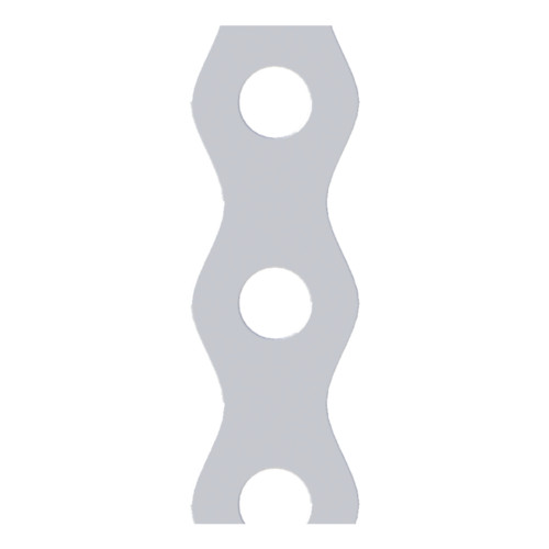 Banda perforata in role - 17x0,7 mm ZA -3m/rola