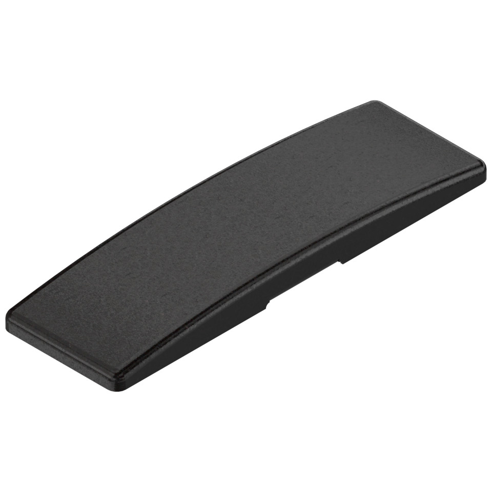 Capac acoperire brat balama drept, simetric si bombat, Negru onix 70.1503 ONS ABD V1000 NI
