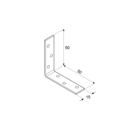 Poze Coltar metalic 50x50x15x1,5mm (4buc/pachet)