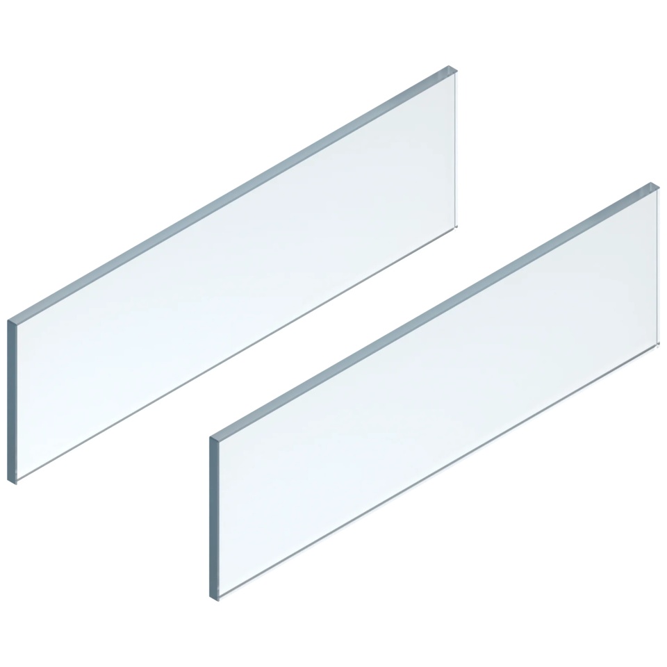 LEGRABOX Element insertie lateral inaltime C (138mm), L=550mm, sticla, 2buc/set