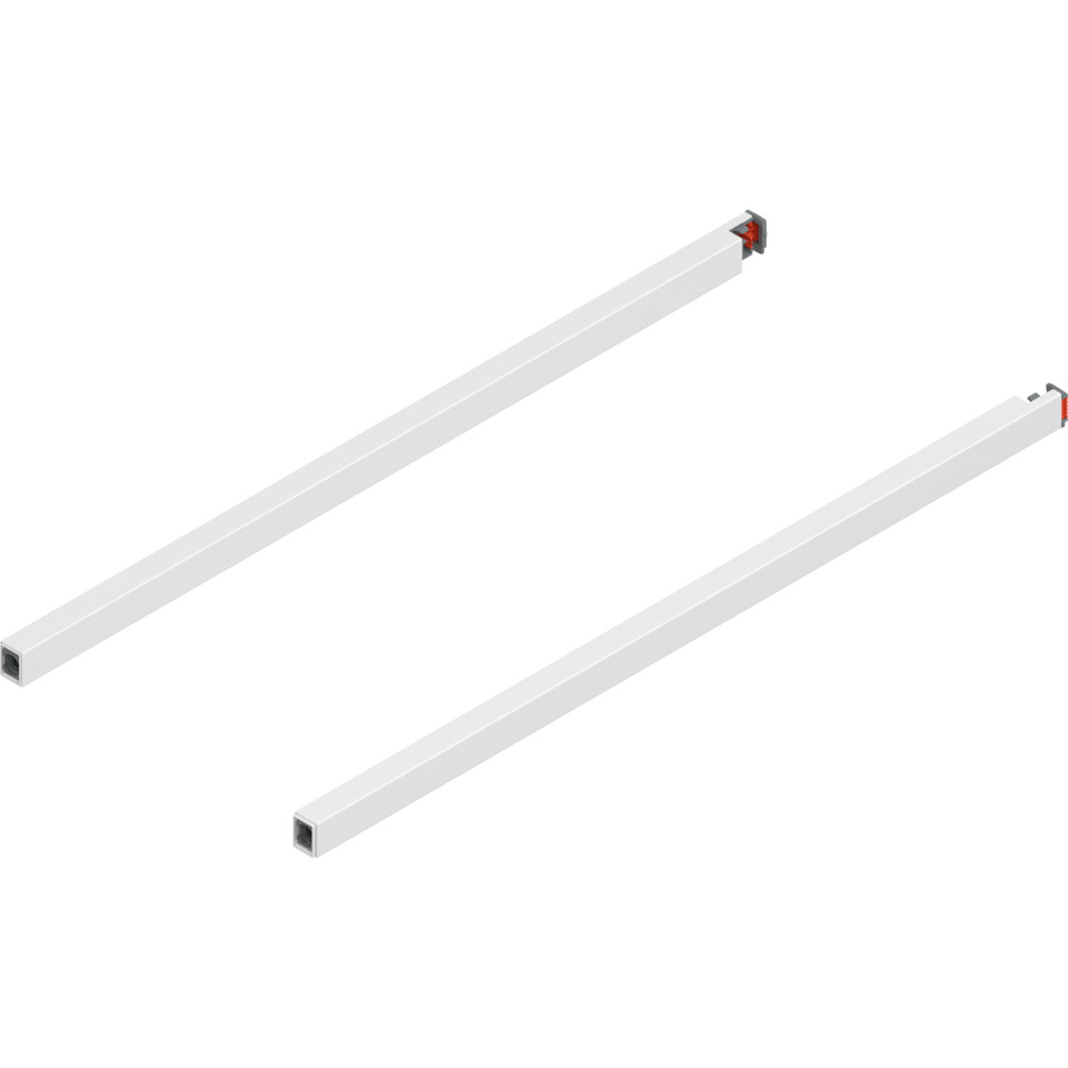 Lonjeron sertar MERIVOBOX 500mm, dr+stg, alb-matase