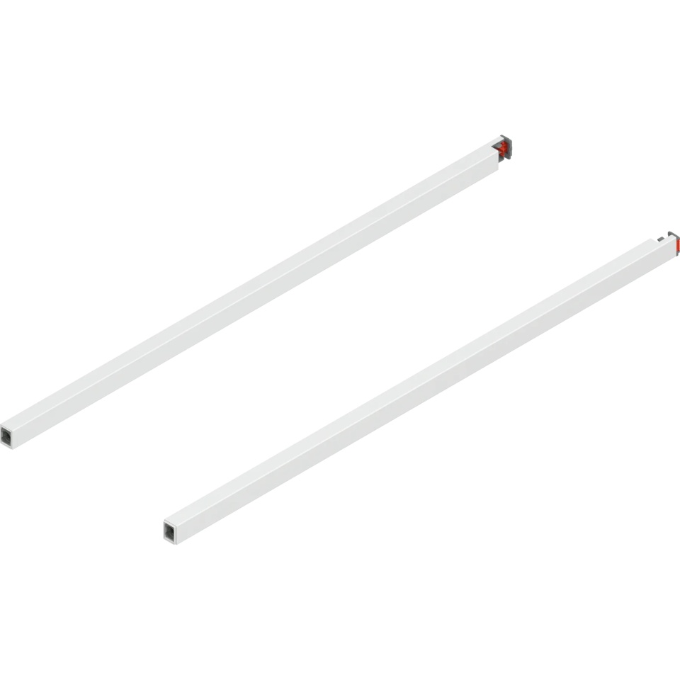 Lonjeron sertar MERIVOBOX 600mm, dr+stg, alb-matase