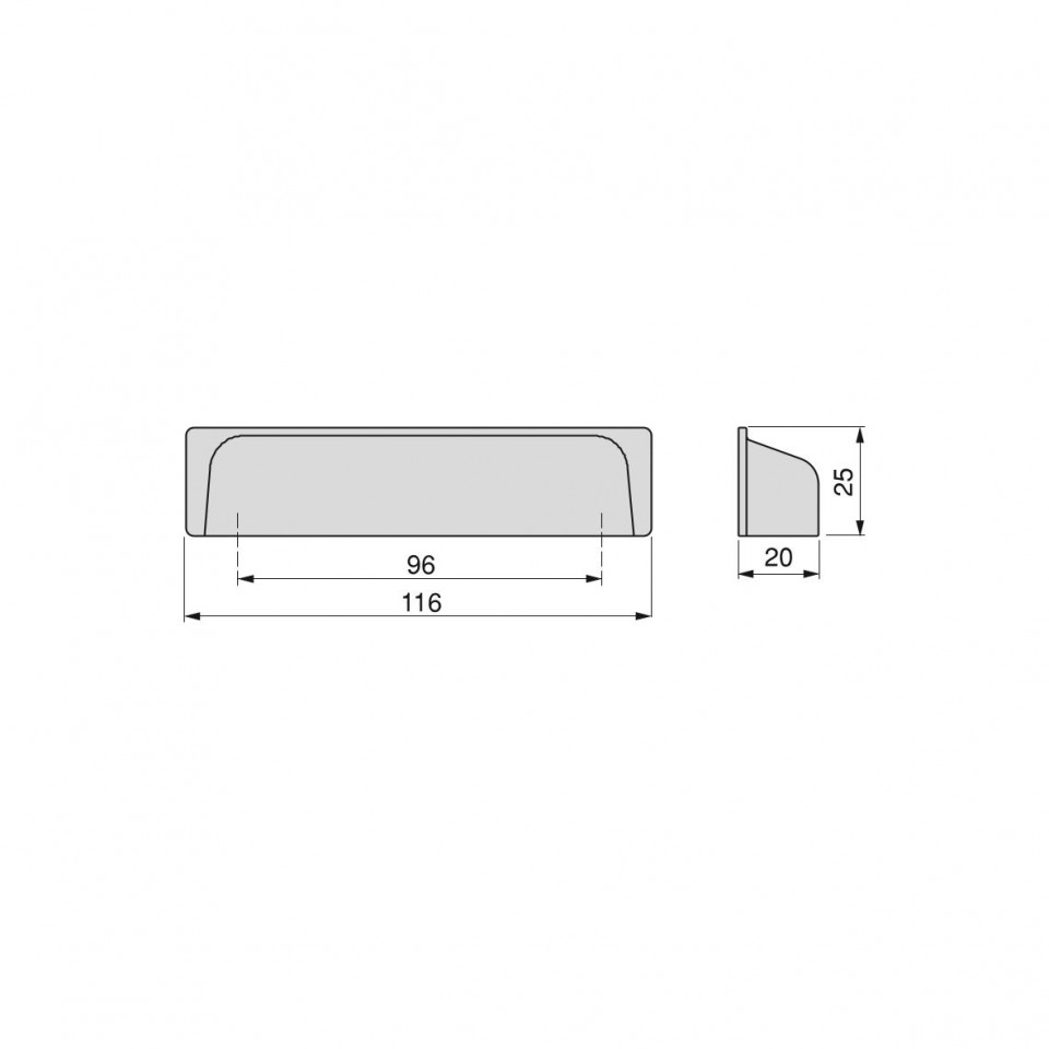 Poze Maner metalic CASABLANCA - 96mm - Antichizat auriu feroshop.ro