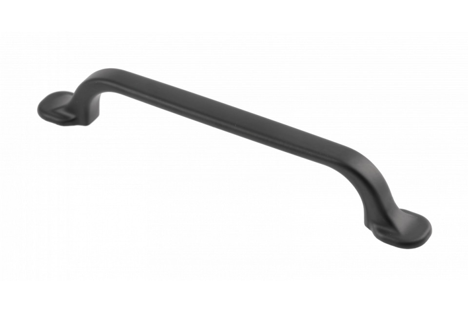 Maner metalic - RETRIS - 128mm negru mat